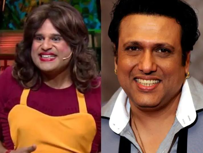 raveena and farah khan with krushna abhishek on kpil sharma show