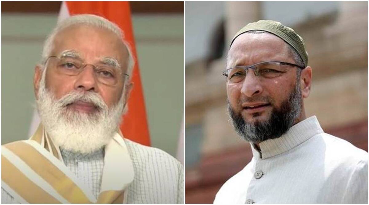 pm modi and owaisi