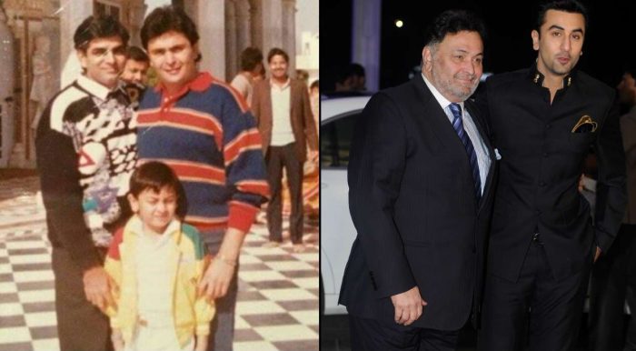 rishi kapoor with ranbir