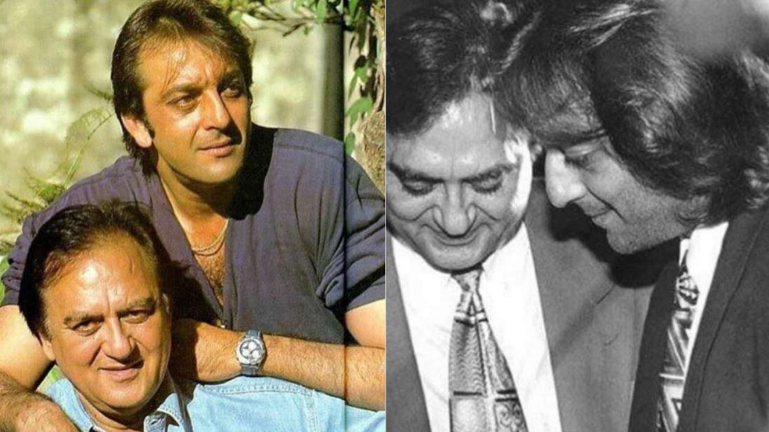 sunil dutt and nargis and sanjay dutt