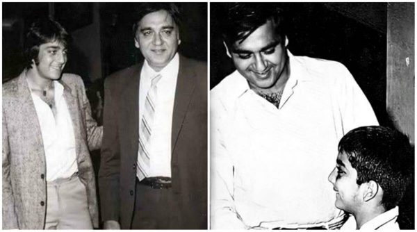 sunil dutt and nargis and sanjay dutt