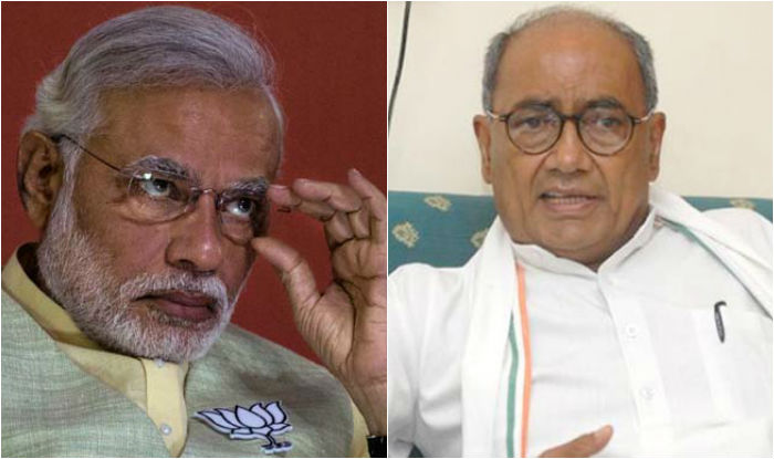 Narendra Modi And Digvijay Singh