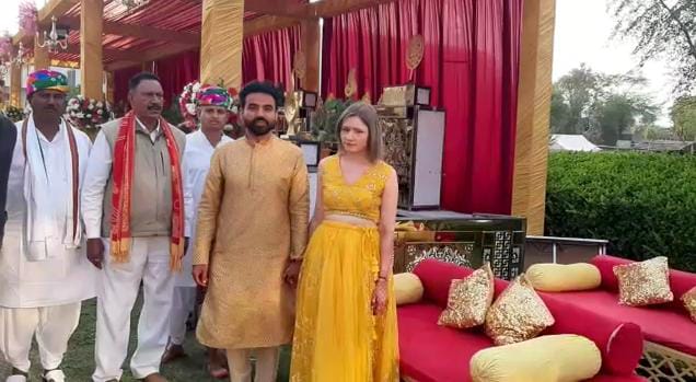 German girl married Rajasthani boy 