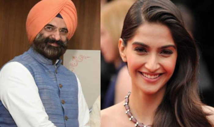 Manjinder Singh Sirsa Slams Sonam Kapoor 