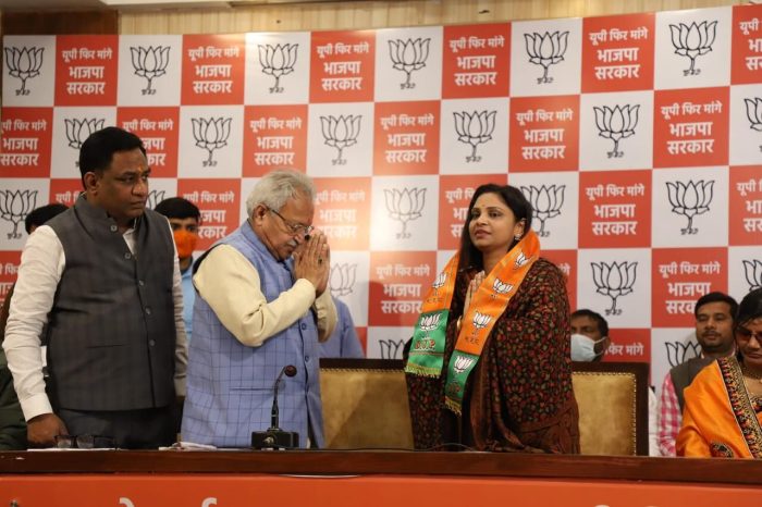 Pallavi Singh, the third poster girl of Congress join bjp 