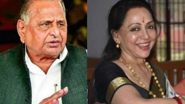 hema malini and mulayam singh yadav