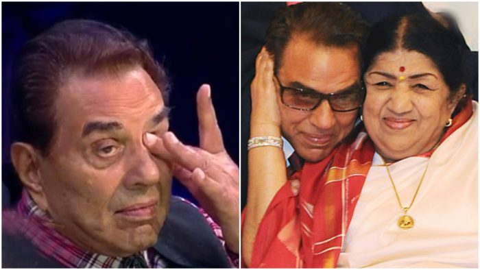 lata mangeshkar and dharmendra