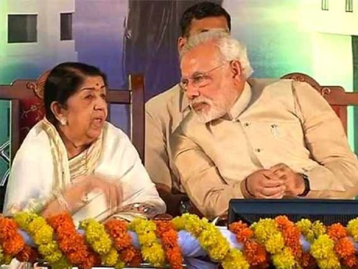 modi and lata 