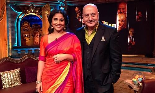 vidya balan and anupam kher