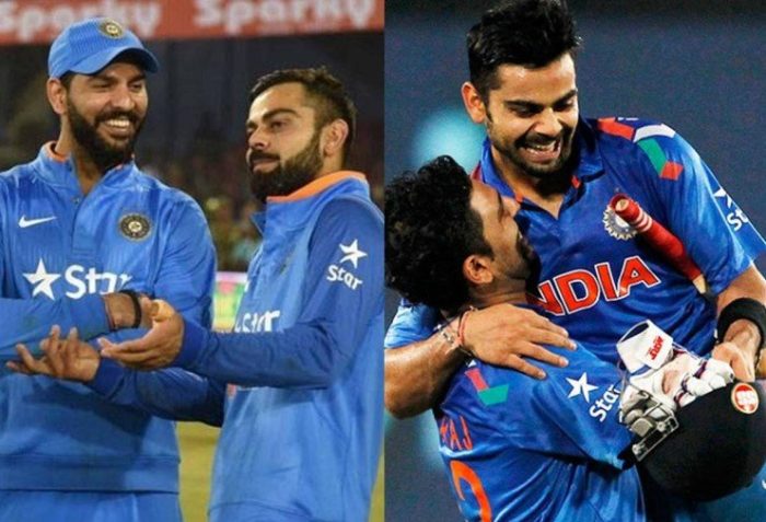 virat kohli and yuvraj singh