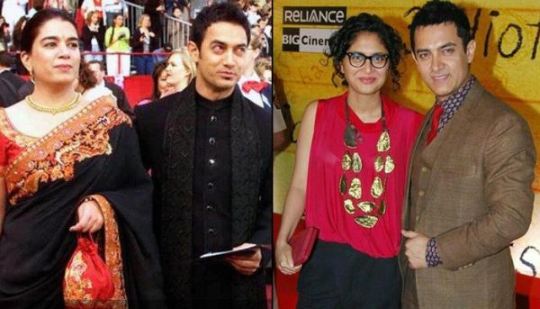 aamir khan with ira khan kirron and reena dutta