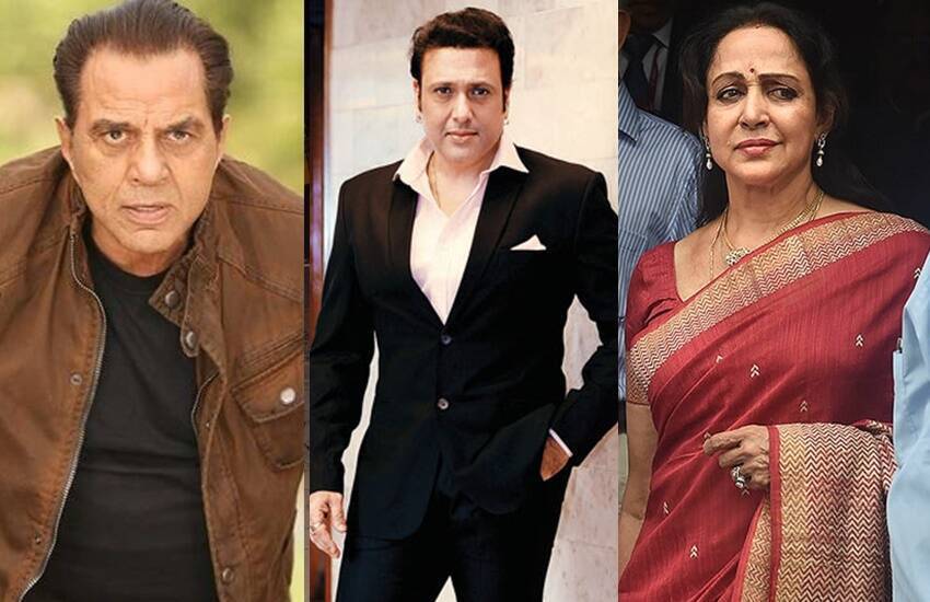 dharmendra and govinda and hema