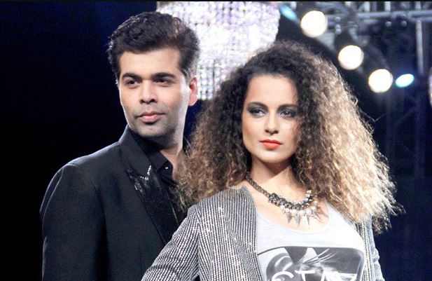 kangana ranaut and karan johar