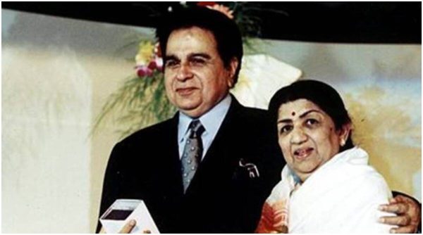 lata mangeshkar and dilip kumar