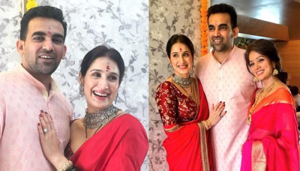 sagarika ghatge and Zaheer Khan 