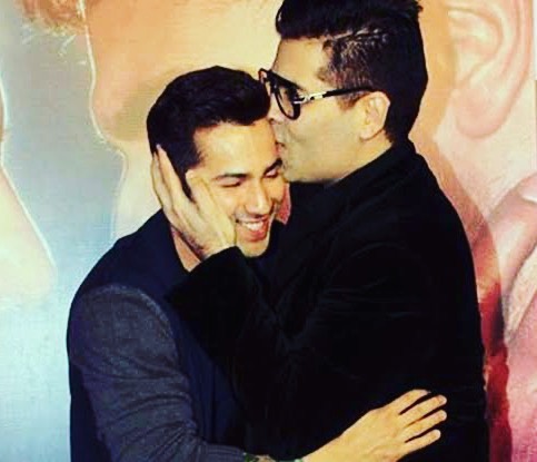 Varun Dhawan and karan johar