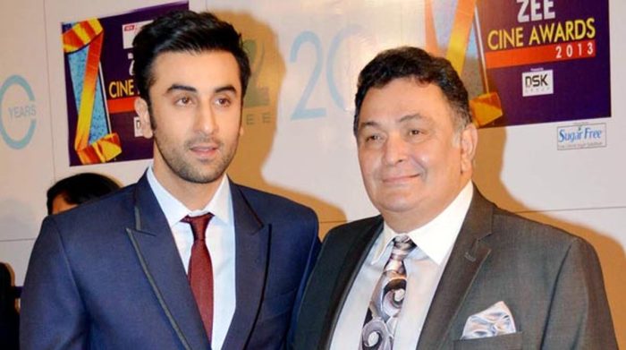 ranbir kapoor and rishi kapoor