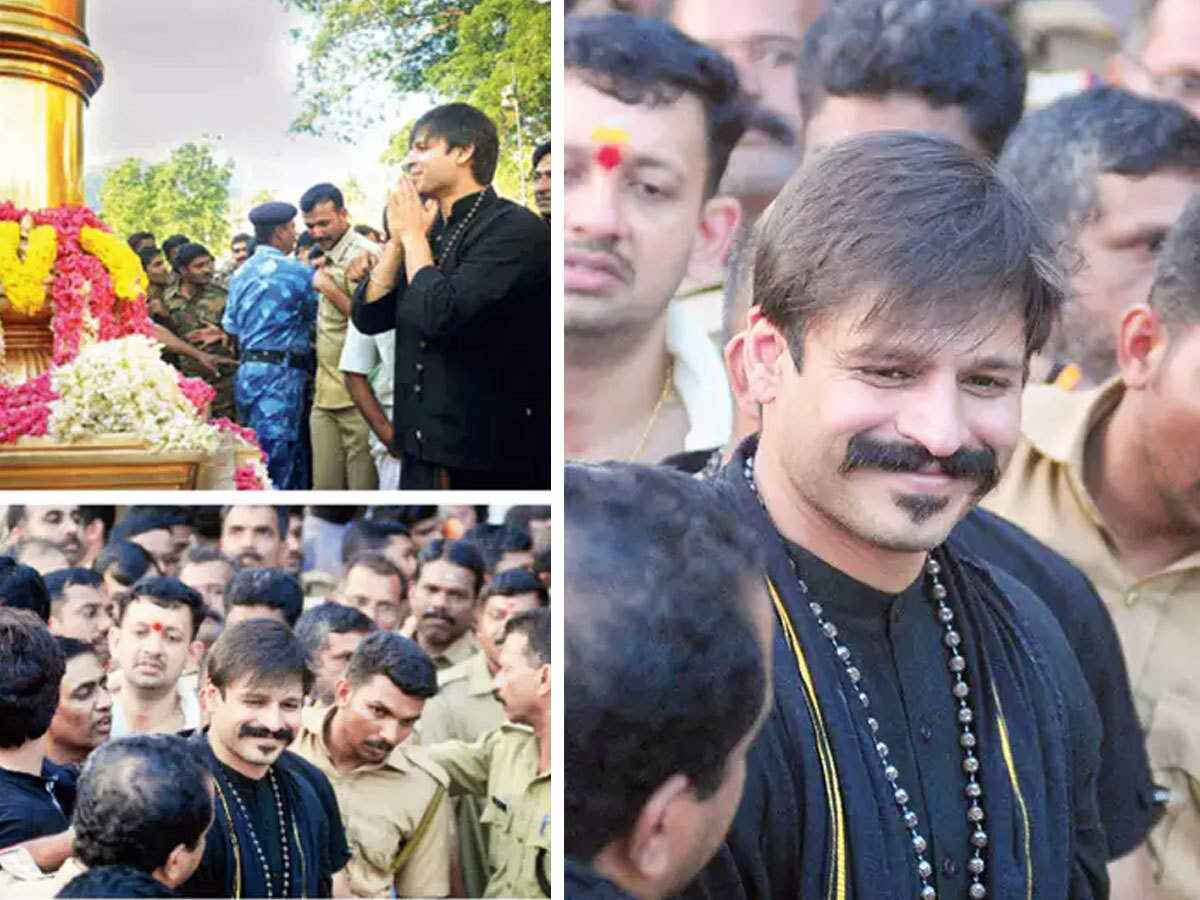 vivek oberoi sabarimala ayyappa swami