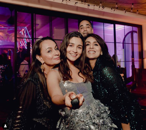 alia bhatt and soni razdan and neetu kapoor