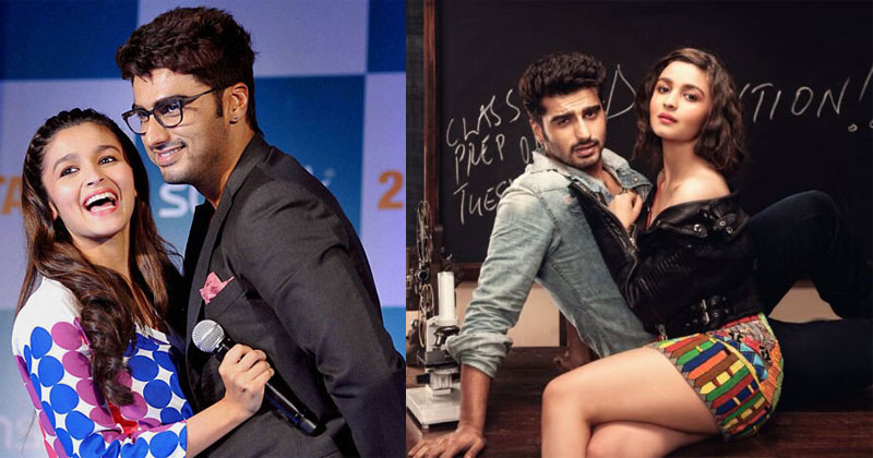 arjun kapoor and alia bhatt kiss