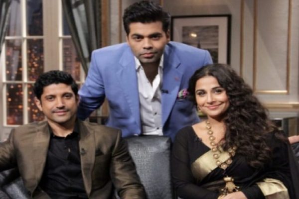 vidya balan karan johar show