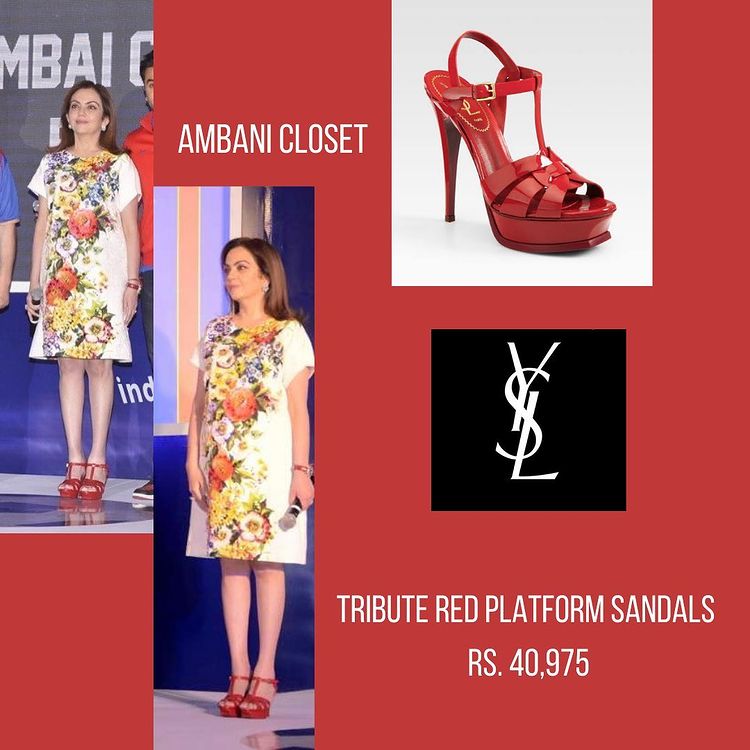 nita ambani sandals