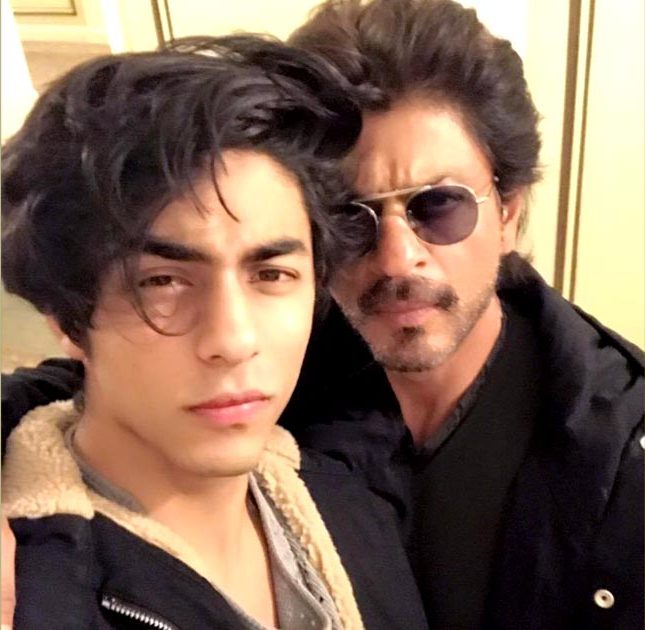 aryan khan and srk