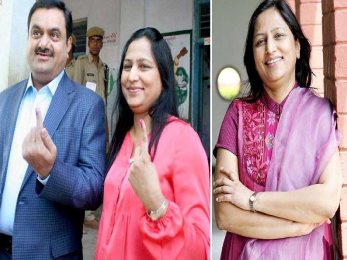 gautam adani with wife preeti adani