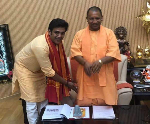 ravi kishan cm yogi