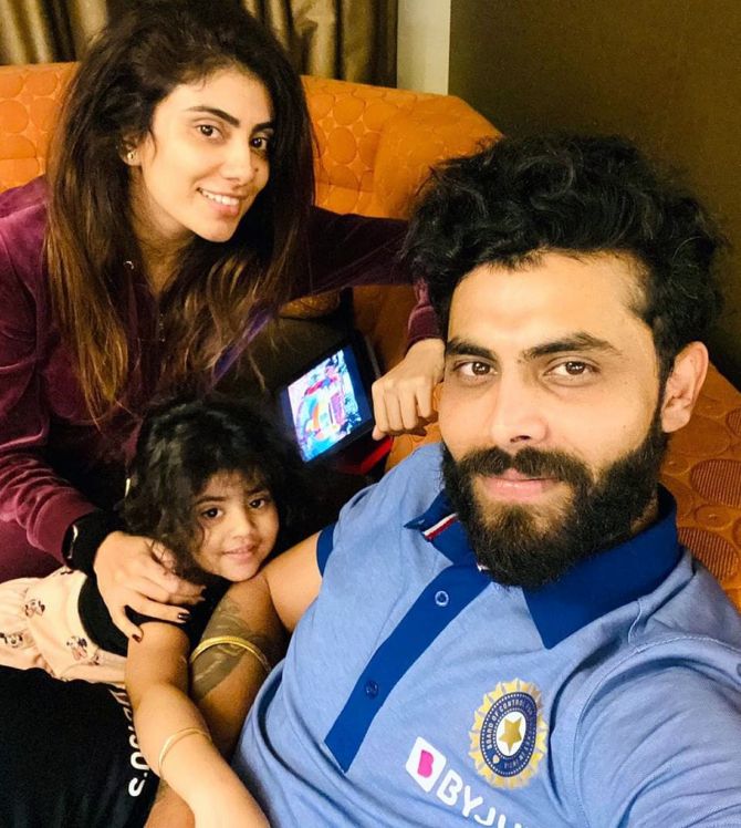 ravindra jadeja daughter nidhyana