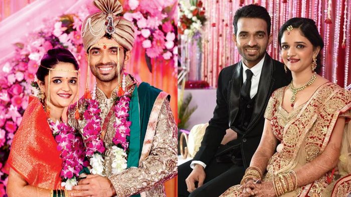 ajinkya rahane marriage