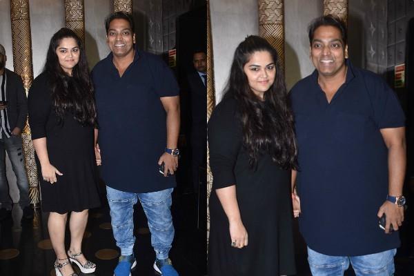 ganesh acharya with wife