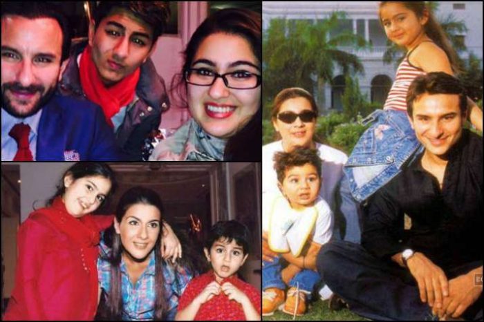 saif amrita with kids