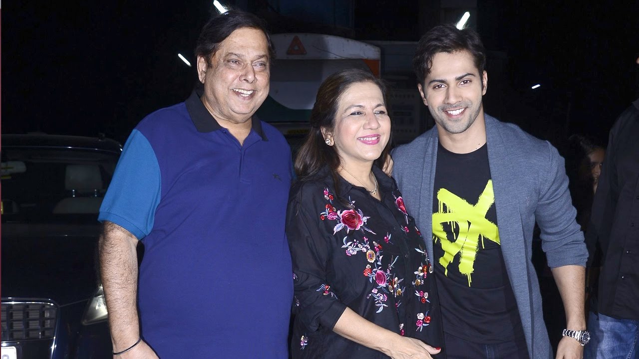 varun with maa papa