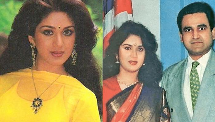 meenakshi seshadri with husband