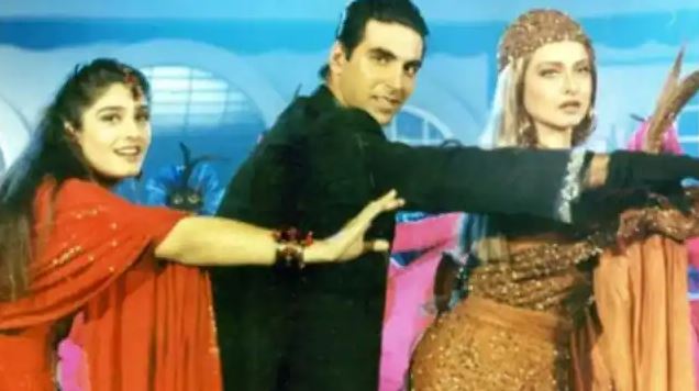 akshay kumar and raveena tandon 