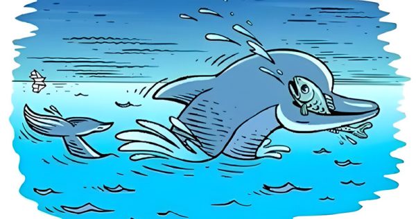 optical illusion dolphin